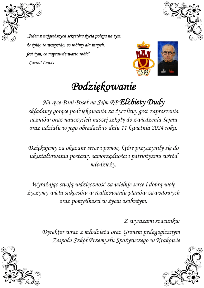 podziekowanie-dla-Pani-Posel-Elzbiety-Dudy